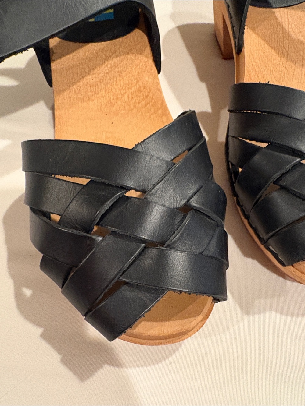 New without tags MIA woven peep toe clogs. - Picture 6 of 6